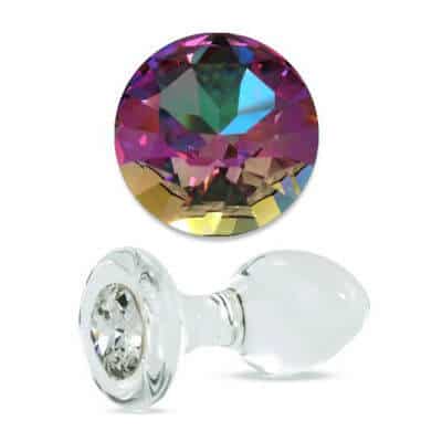 Crydtal Delights glass plug short with medium bulb